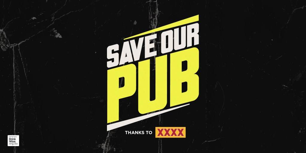 Save Our Pub thanks to XXXX
